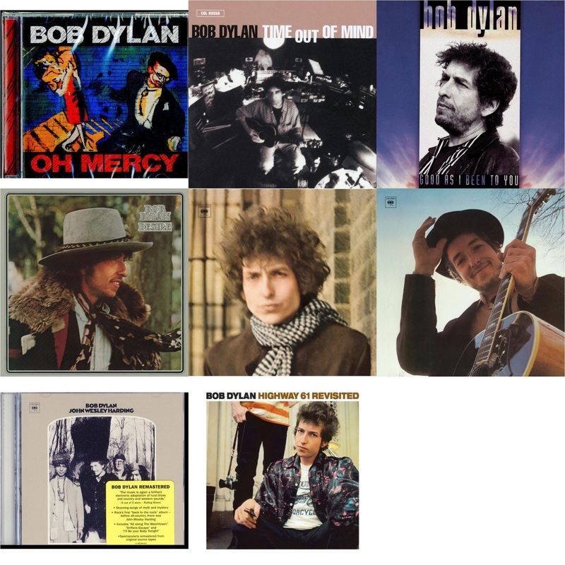 Bob Dylan – Oh Mercy & Time Out Of Mind & Good As I Been To You & Desire & Blonde On Blonde & Nashville Skyline & John Wesley Harding & Highway 61 Revisited – CD Bundle