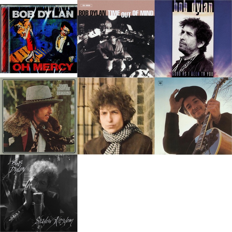 Bob Dylan – Oh Mercy & Time Out Of Mind & Good As I Been To You & Desire & Blonde On Blonde & Nashville Skyline & Shadow Kingdom – CD Bundle