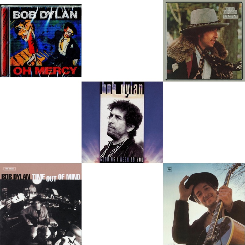 Bob Dylan – Oh Mercy & Time Out Of Mind & Good As I Been To You & Desire & Nashville Skyline – CD Bundle