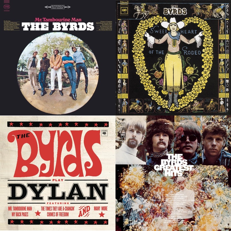 Byrds – Mr. Tambourine Man & Sweetheart Of The Rodeo & Byrds Play Dylan & Greatest Hits – CD Bundle