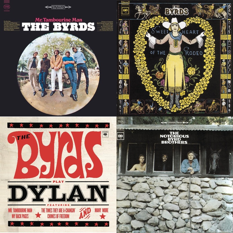 Byrds – Mr. Tambourine Man & Sweetheart Of The Rodeo & Byrds Play Dylan & Notorious Byrd Brothers – CD Bundle
