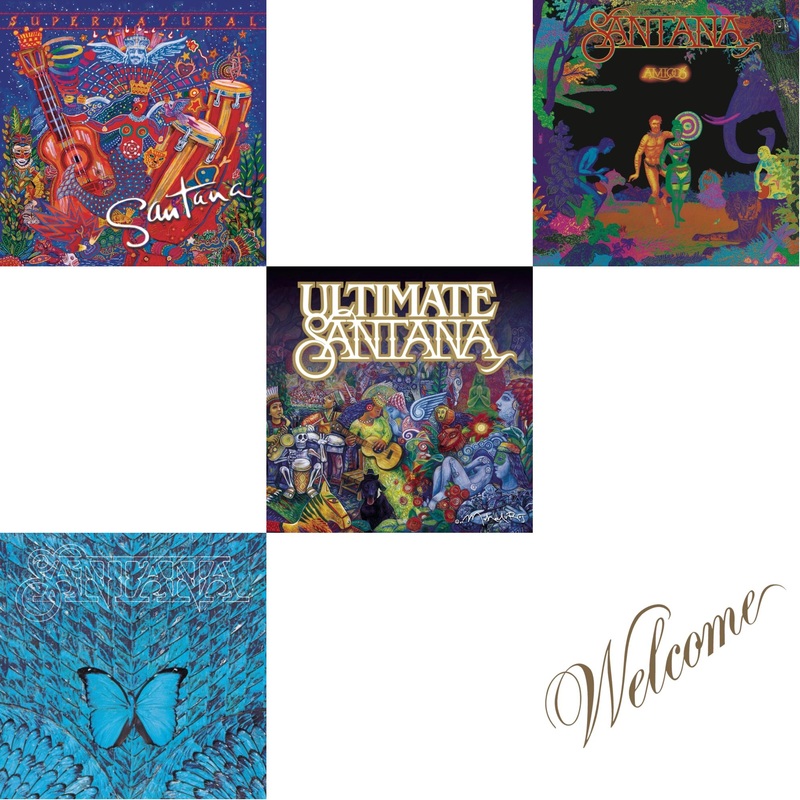 Santana – Supernatural & Borboletta & Ultimate Santana & Amigos & Welcome – CD Bundle