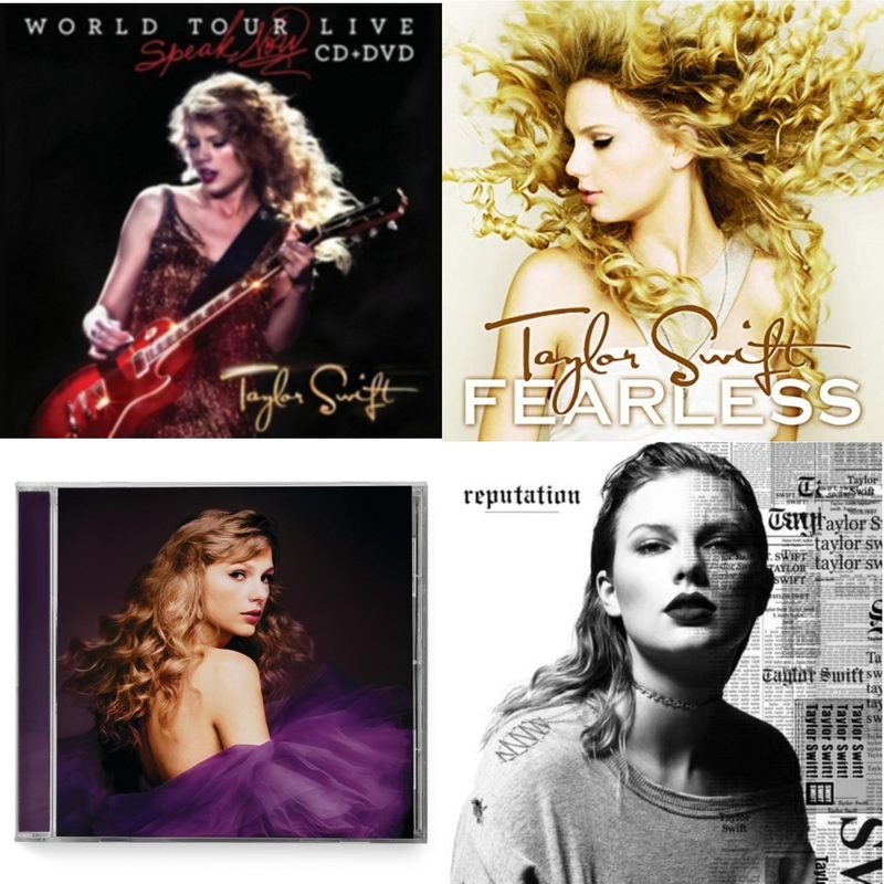 Taylor Swift – Speak Now World Tour Live (CD/DVD) & Fearless & Speak Now (Taylor’s Version) (2CD) & Reputation
