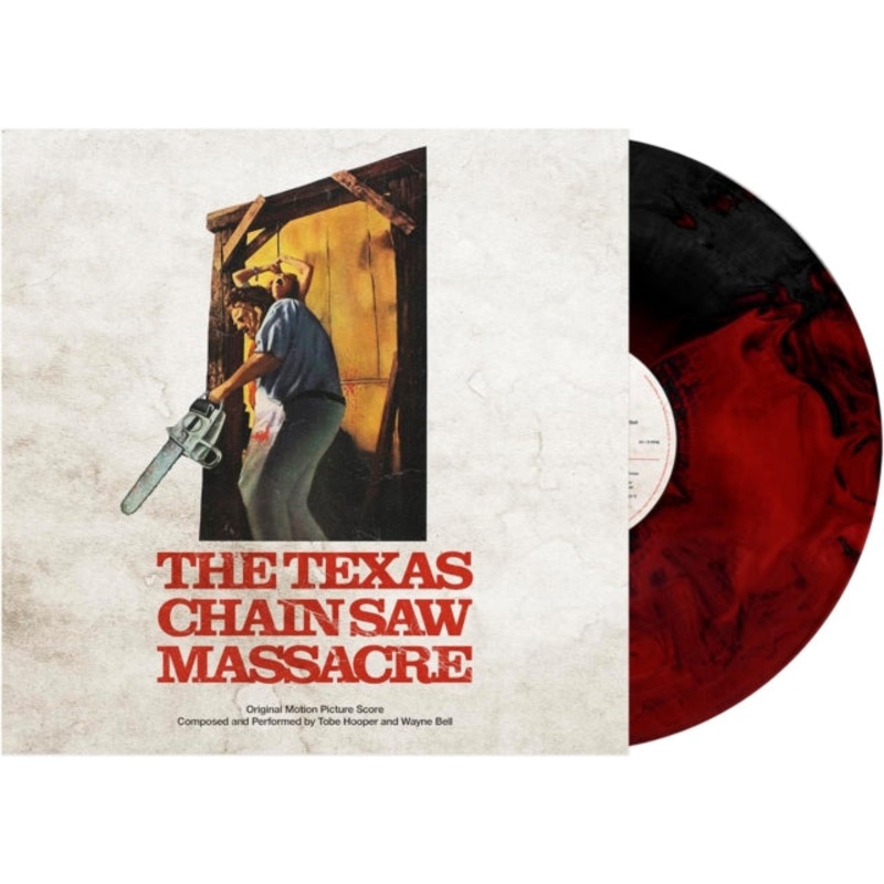 Tobe & Wayne Bell Hooper – Texas Chainsaw Massacre – Ost (1974) (Blood Red & Black Hand Pour LP Vinyl)