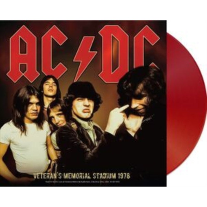 Ac/Dc – Veterans Memorial Stadium 1978 (Red LP Vinyl)