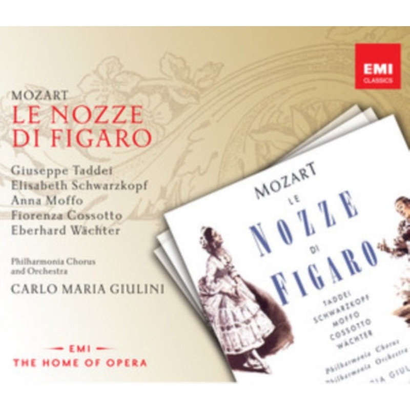Taddei / Schwarzkopf / Philharmonia Orch / Giulini – Mozart: Le Nozze Di Figaro – CD