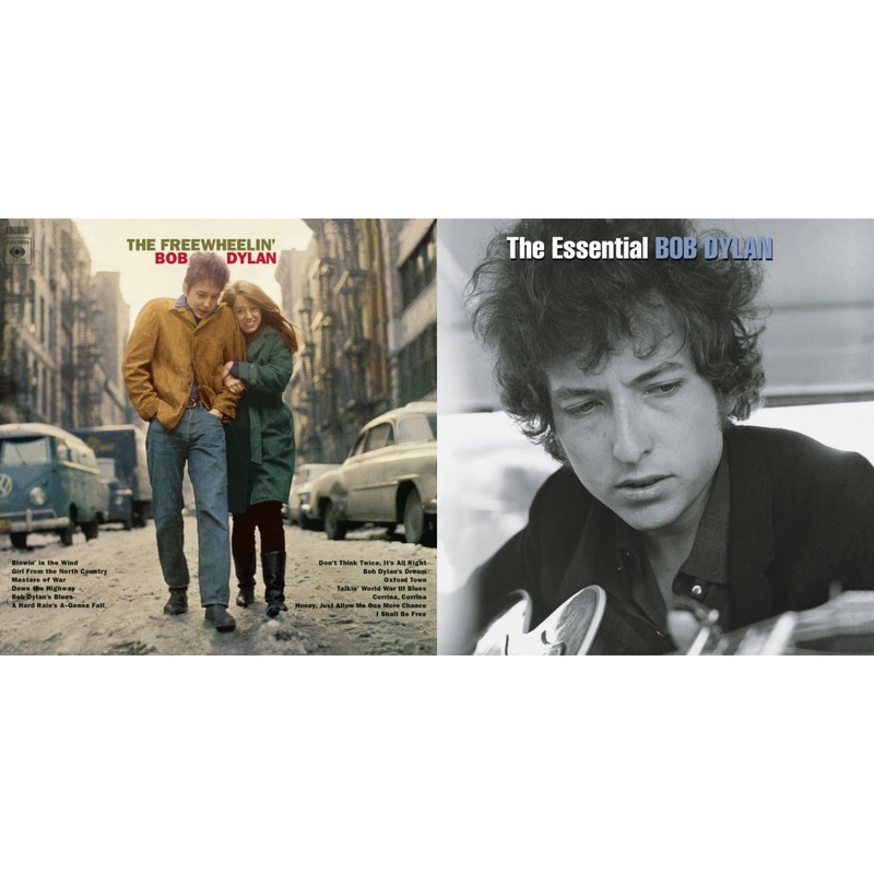 Bob Dylan – Freewheelin Bob Dylan (140G/Dl Code) & Essential Bob Dylan – LP Vinyl Bundle