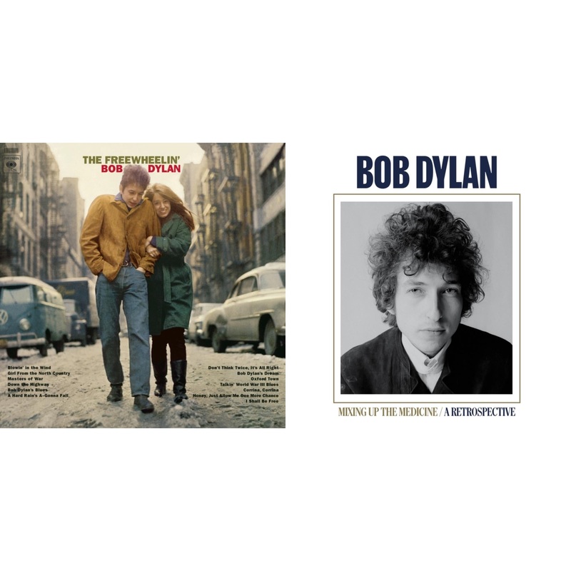 Bob Dylan – Freewheelin Bob Dylan (140G/Dl Code) & Mixing Up The Medicine – LP Vinyl Bundle