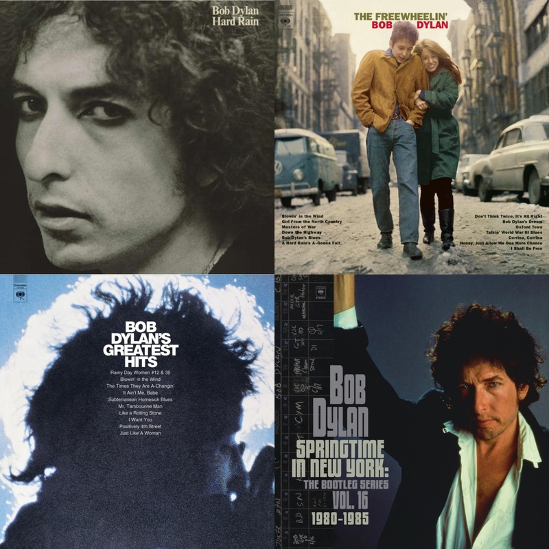 Bob Dylan – Hard Rain (150G/Dl Card) & Freewheelin Bob Dylan (140G/Dl Code) & Greatest Hits (150G/Dl Card) & Springtime In New York: The Bootleg Series Vol. 16 (1980-1985) (2LP)