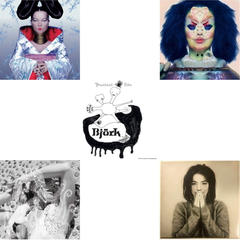 Bjork – Homogenic & Vespertine & Greatest Hits & Utopia & Debut – LP Vinyl Bundle