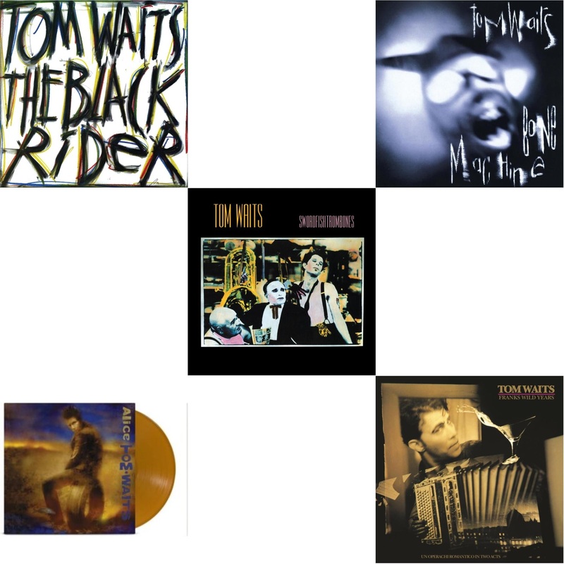 Tom Waits – Black Rider (Remaster) & Alice & Swordfishtrombones (Remaster) & Bone Machine (Remaster) & Frank’s Wild Years (Remaster) – LP Vinyl Bundle