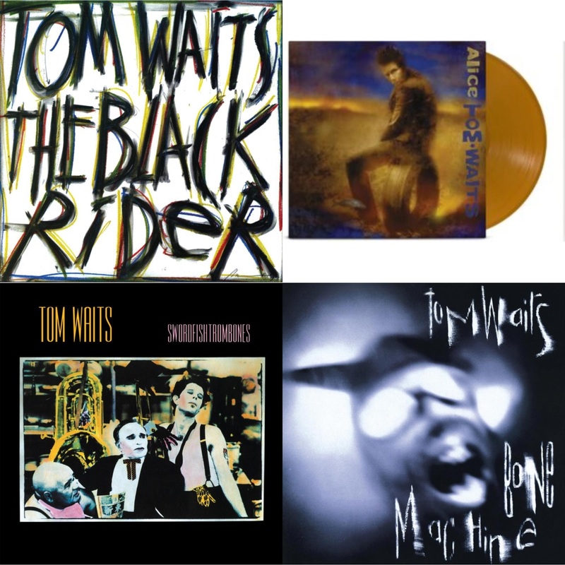 Tom Waits – Black Rider (Remaster) & Alice & Swordfishtrombones (Remaster) & Bone Machine (Remaster) – LP Vinyl Bundle