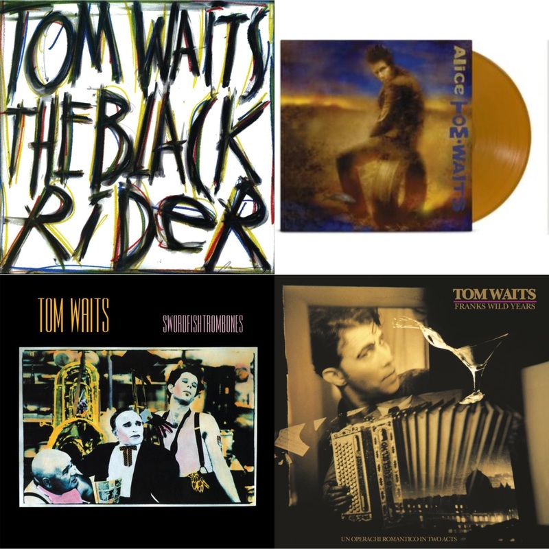 Tom Waits – Black Rider (Remaster) & Alice & Swordfishtrombones (Remaster) & Frank’s Wild Years (Remaster) – LP Vinyl Bundle