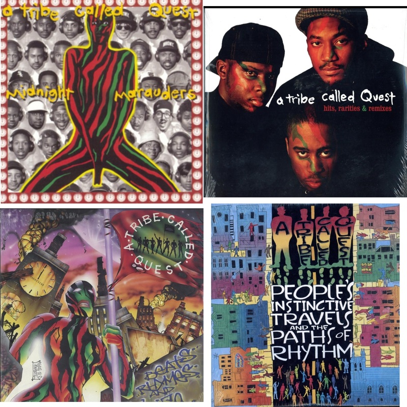 Tribe Called Quest – Midnight Marauders & Hits, Rarities & Remixes & Beats Rhymes & Life & Peoples Instinctive Travels & Paths Of Rhythm – LP Vinyl Bundle