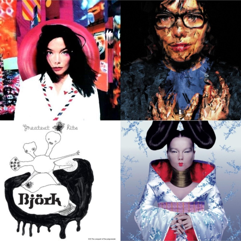 Bjork – Post & Selma Songs & Greatest Hits & Homogenic – LP Vinyl Bundle