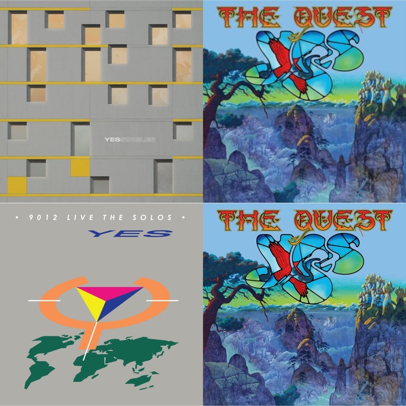 Yes – Yessingles (Yellow/Orange/Black Splatter LP Vinyl) (Rocktober) & Quest (2LP/2CD) & 9012Live – The Solos (180G/Limited Edition) & Quest (2LP/2CD/Sky Blue Vinyl) (I)