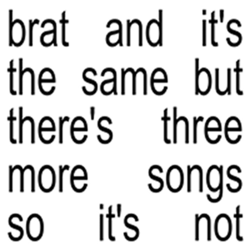Charli Xcx – Brat & It’s The Same But There’s Three More Songs So It’s Not – CD