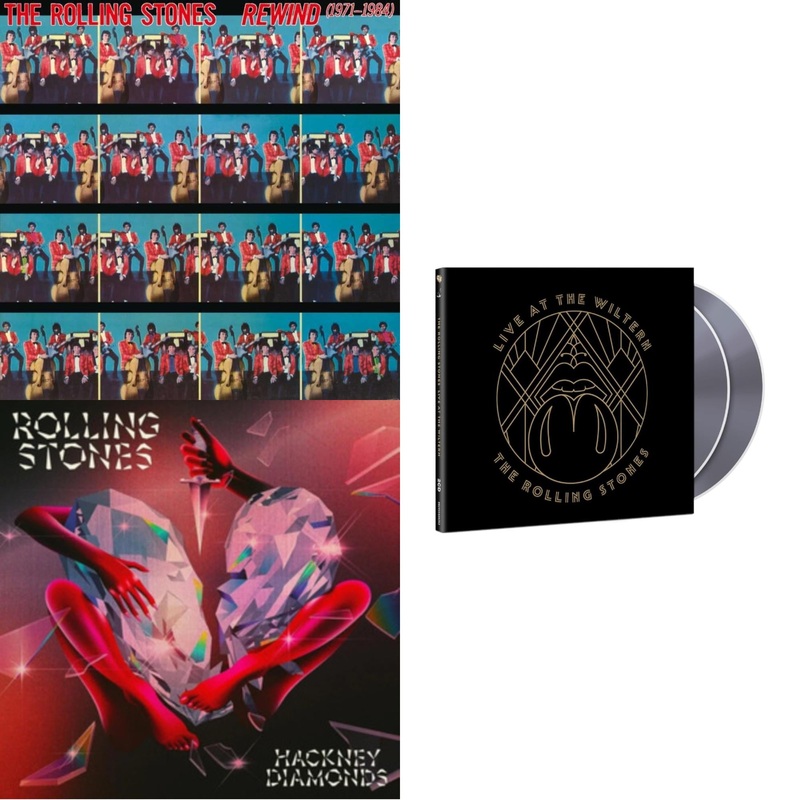 Rolling Stones – Rewind (1971-1984) (Super High Material CD) & Hackney Diamonds & Live At The Wiltern (2CD)