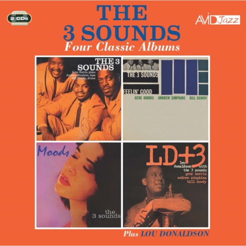 3 Sounds / Lou Donaldson – 3 Sounds / Feelin Good / Moods / Ld+3 – CD