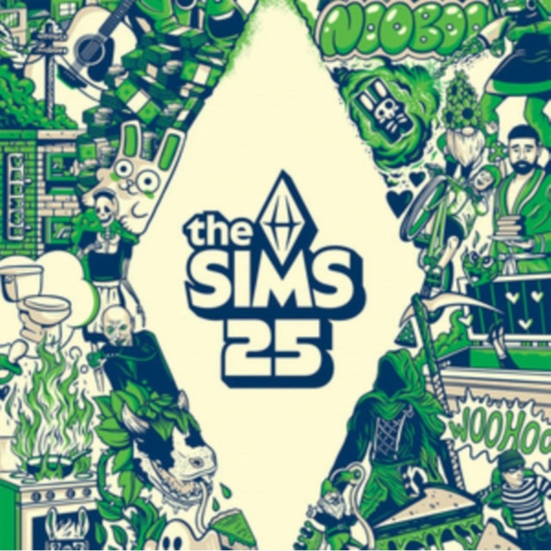 Various Artists – Sims 25Th Ost (Limited) (2LP/Half Clear & Half Neon Green Vinyl)
