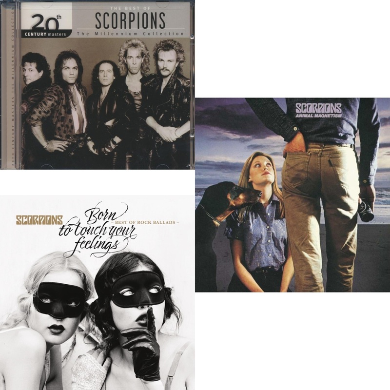 Scorpions – Millennium Collection: 20Th Century Masters & Born To Touch Your Feelings: Best Of Rock Ballads & Animal Magnetism – CD Bundle