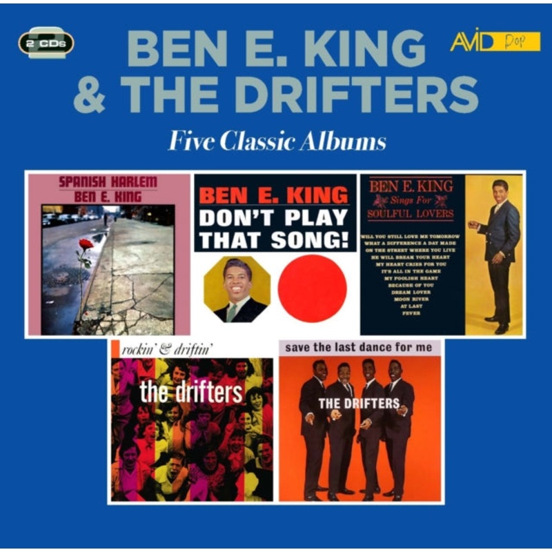 Ben E; The Drifters King – Spanish Harlem / Don’t Play That Song / Sings For Soulful Lovers / Rockin & Driftin / Save The Last – CD