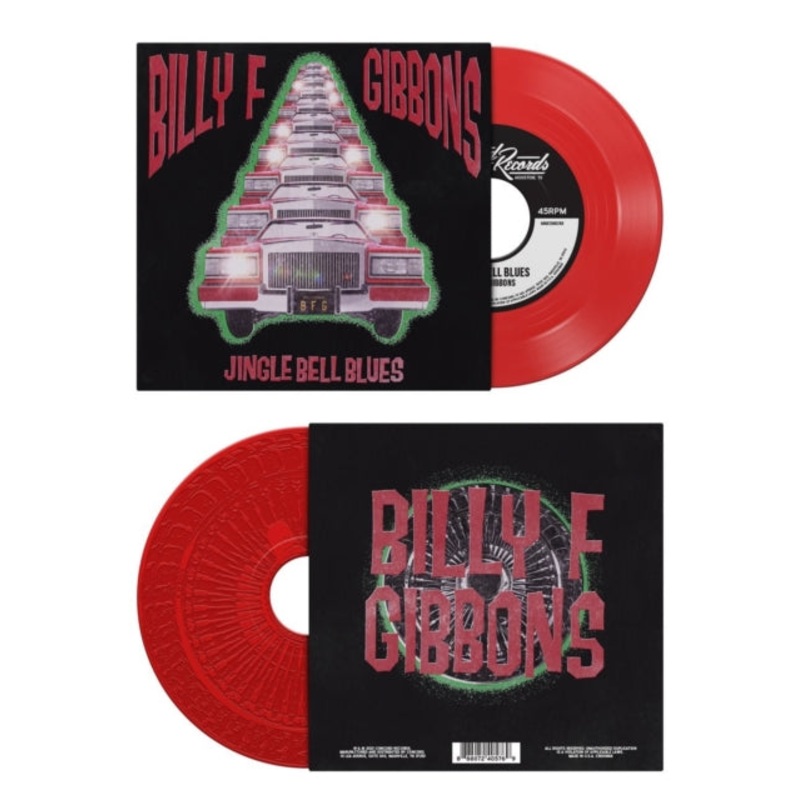 Billy F Gibbons – Jingle Bell Blues (Translucent Red 7Inch) – 7 Inch Vinyl