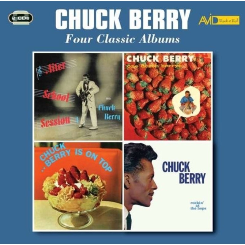 Chuck Berry – 4 Classic Albums (After School Session / One Dozen Berrys / Chuck Berry Is On Top / Rockin At) – CD