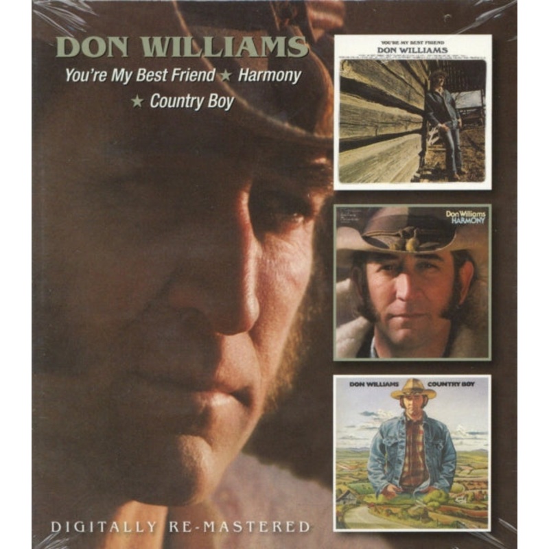 Don Williams – You’re My Best Friend / Harmony / Country Boy (Remastered) – CD