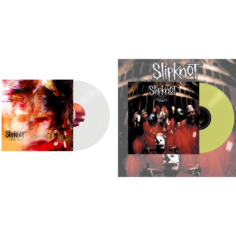 Slipknot – End, So Far (Clear Vinyl/2LP) & Slipknot (Lemon LP Vinyl)