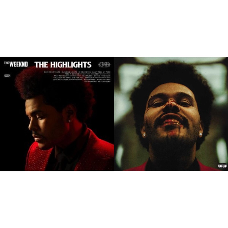 Weeknd – Highlights (2LP) & After Hours (X) (2LP/Clear W/ Red Splatter Vinyl)