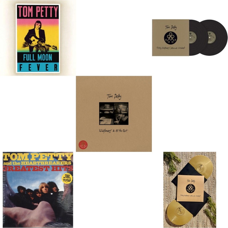 Tom Petty – Full Moon Fever (180G) & Greatest Hits (2LP) & Wildflowers & All The Rest (3LP) & Finding Wildflowers (Alternate Versions) (2LP) & Finding Wildflowers (Alternate Versions) (2LP/Gold Vinyl) (I)