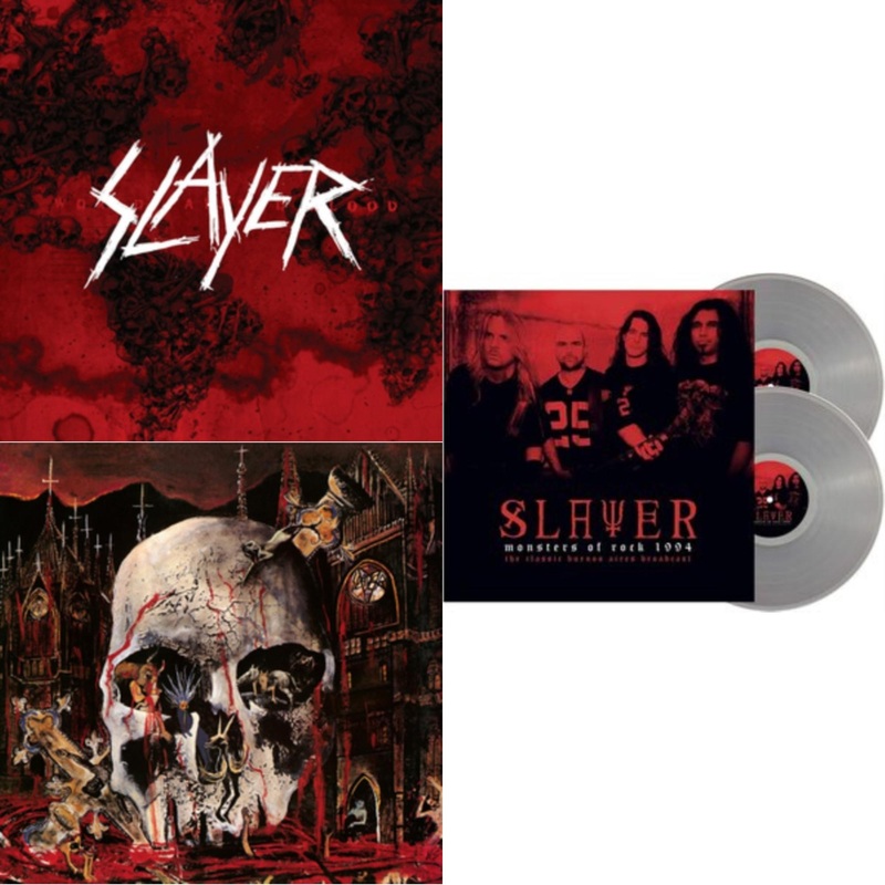 Slayer – World Painted Blood & South Of Heaven & Monsters Of Rock 1994 (2LP/140G/Clear Vinyl)