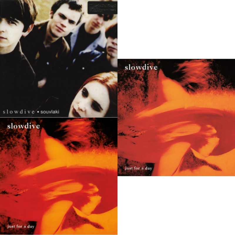 Slowdive – Souvlaki (180G) & Just For A Day (Translucent Red Marbled LP Vinyl) & Just For A Day (180G)