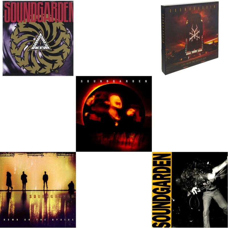 Soundgarden – Badmotorfinger & Down On The Upside (2LP) & Superunknown & Live At The Artists Den (4LP/2CD/Blu-Ray Super Deluxe Edition) & Louder Than Love