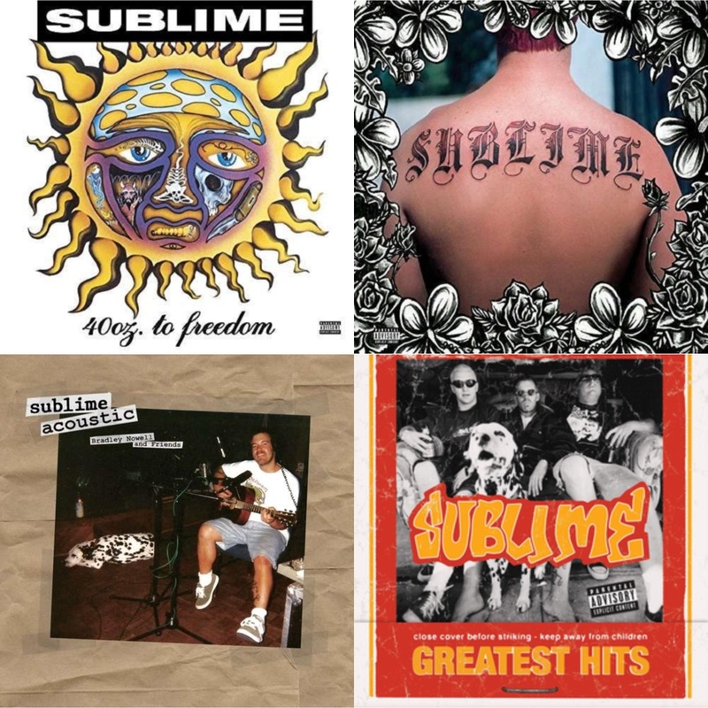 Sublime – 40Oz. To Freedom & Sublime & Acoustic: Bradley Nowell & Friends & Greatest Hits (X) – LP Vinyl Bundle