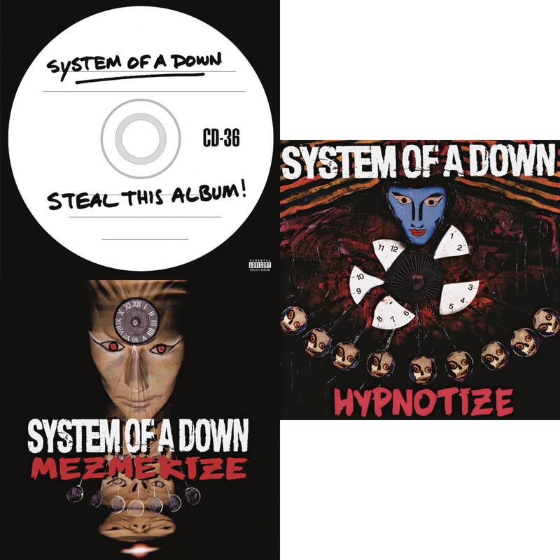 System Of A Down – Steal This Album! (2LP/140G) & Mezmerize (140G) & Hypnotize (140G)