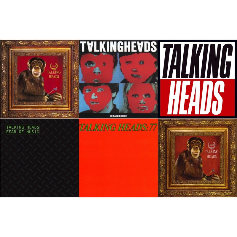 Talking Heads – Naked & Remain In Light & True Stories (Translucent Red LP Vinyl) (Rocktober) & Fear Of Music & Talking Heads: 77 & Naked (Opaque Purple LP Vinyl) (Rocktober)
