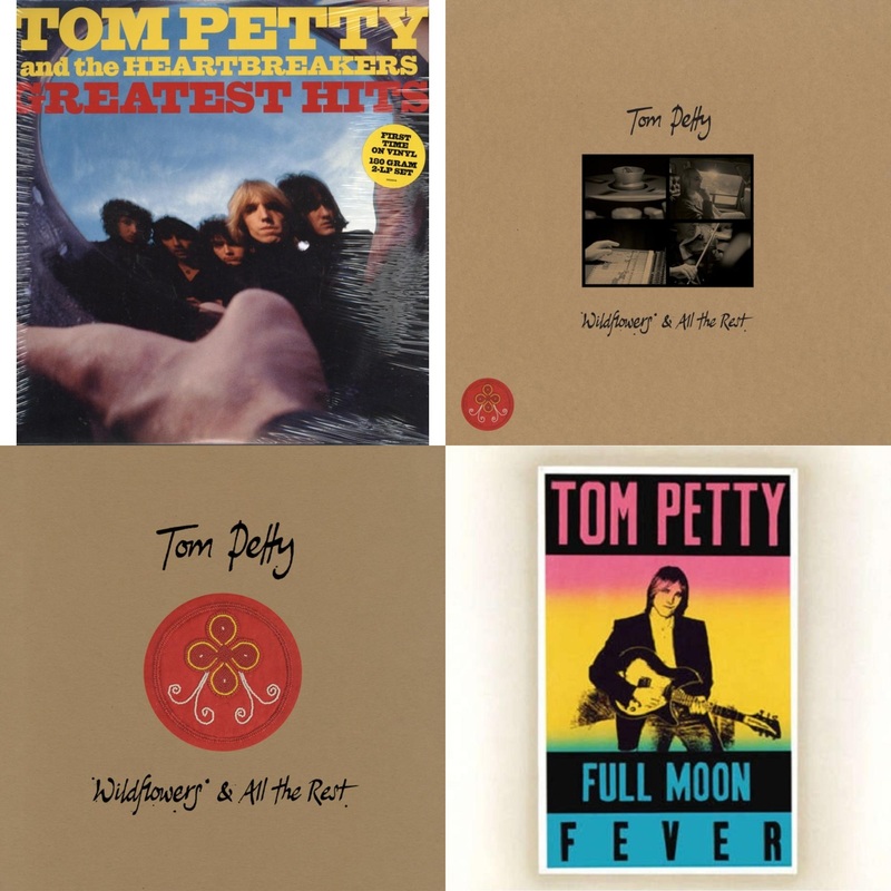 Tom Petty – Greatest Hits (2LP) & Wildflowers & All The Rest (3LP) & Wildflowers & All The Rest (Deluxe Edition/7LP) & Full Moon Fever (180G)