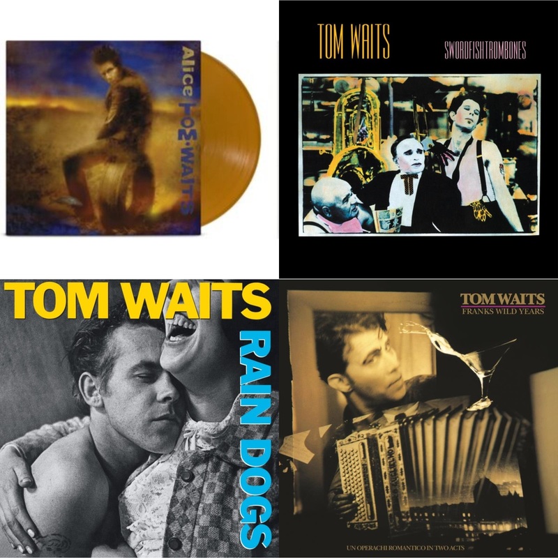 Tom Waits – Alice & Swordfishtrombones (Remaster) & Rain Dogs (Remaster) & Frank’s Wild Years (Remaster) – LP Vinyl Bundle