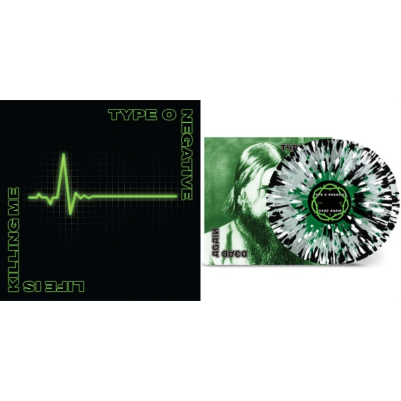 Type O Negative – Life Is Killing Me (20Th Anniversary Ed/3LP/Rog Limited Edition) & Dead Again (2LP/Clear/Green/White/Black Splatter Vinyl)