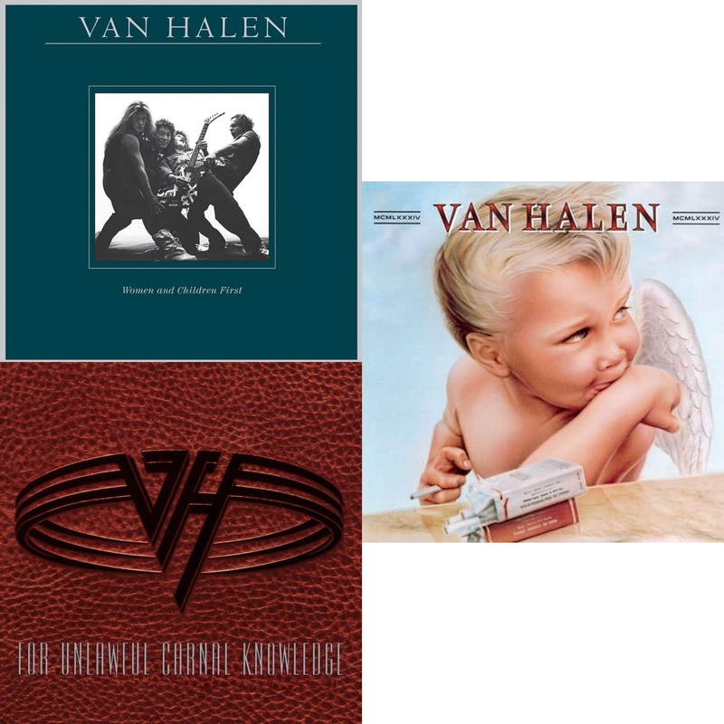 Van Halen – Women & Children First & For Unlawful Carnal Knowledge (2LP/Blu-Ray/2CD) & 1984