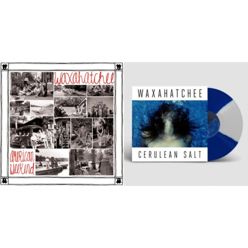 Waxahatchee – American Weekend (Black & Red Quad LP Vinyl) & Cerulean Salt (Blue & Whte Quad LP Vinyl)
