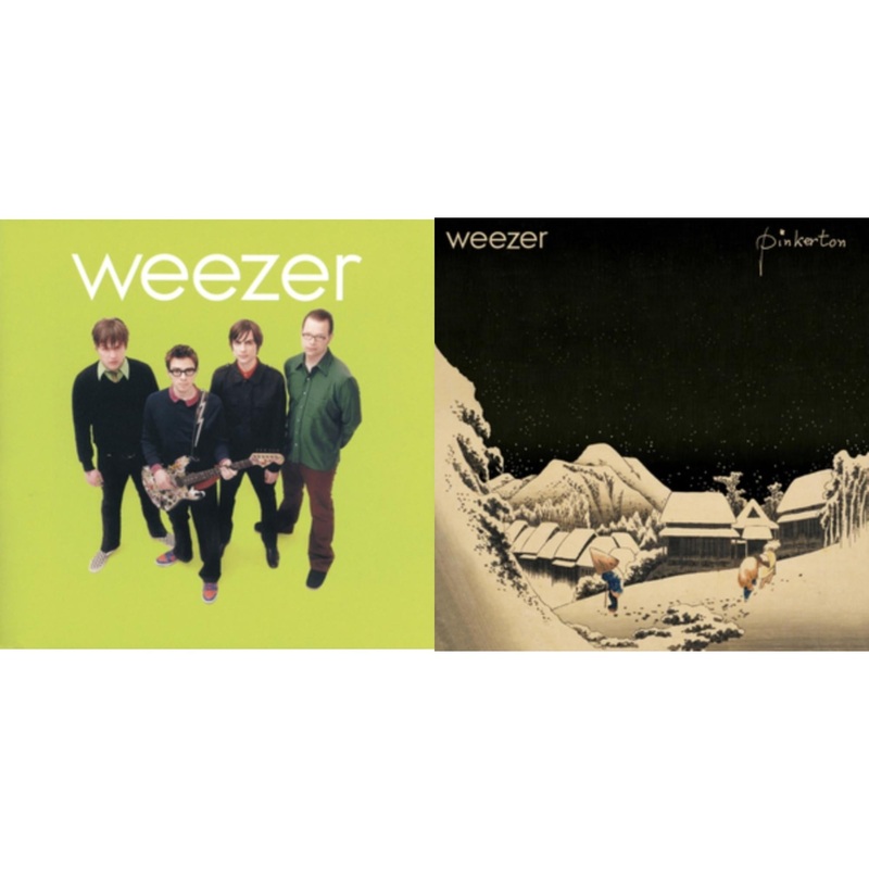 Weezer – Weezer (Green Album) & Pinkerton – LP Vinyl Bundle