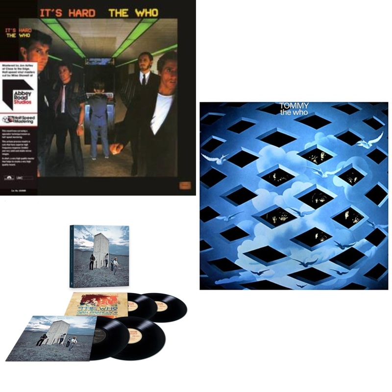 Who – It’s Hard (40Th An/2LP/Orange & Yellow Vinyl/Half-Speed)(Rsd) & Who’s Next/San Francisco 1971 (4LP) & Tommy