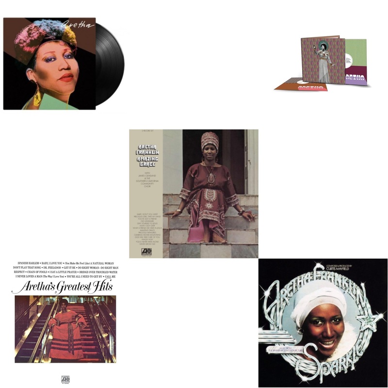 Aretha Franklin – Aretha (180G) & Greatest Hits & Amazing Grace & Aretha (2LP/140G) & Sparkle (Crystal Clear LP Vinyl) (Syeor)