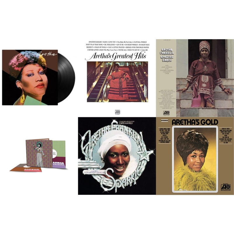Aretha Franklin – Aretha (180G) & Greatest Hits & Amazing Grace & Aretha (2LP/140G) & Sparkle (Crystal Clear LP Vinyl) (Syeor) & Aretha’s Gold