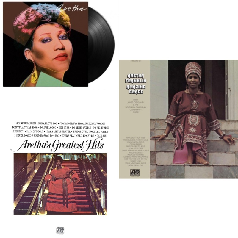Aretha Franklin – Aretha (180G) & Greatest Hits & Amazing Grace – LP Vinyl Bundle