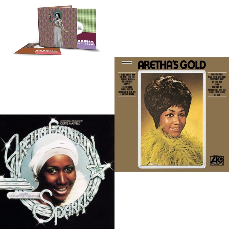 Aretha Franklin – Aretha (2LP/140G) & Sparkle (Crystal Clear LP Vinyl) (Syeor) & Aretha’s Gold