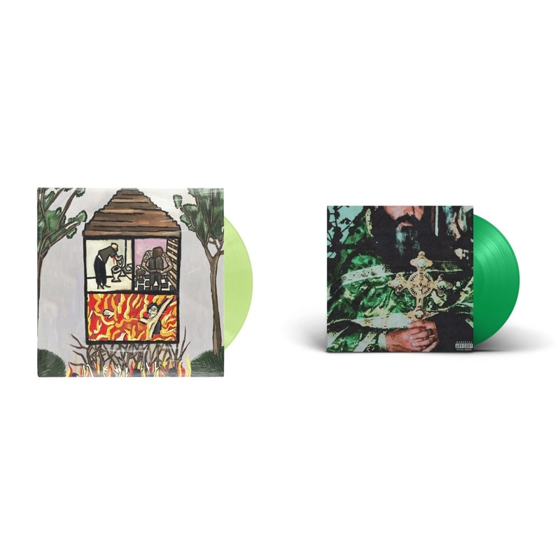 $Uicideboy$ – Long Term Effects Of Suffering (Glow Green LP Vinyl) & Sing Me A Lullaby My Sweet Temptation (Green LP Vinyl)